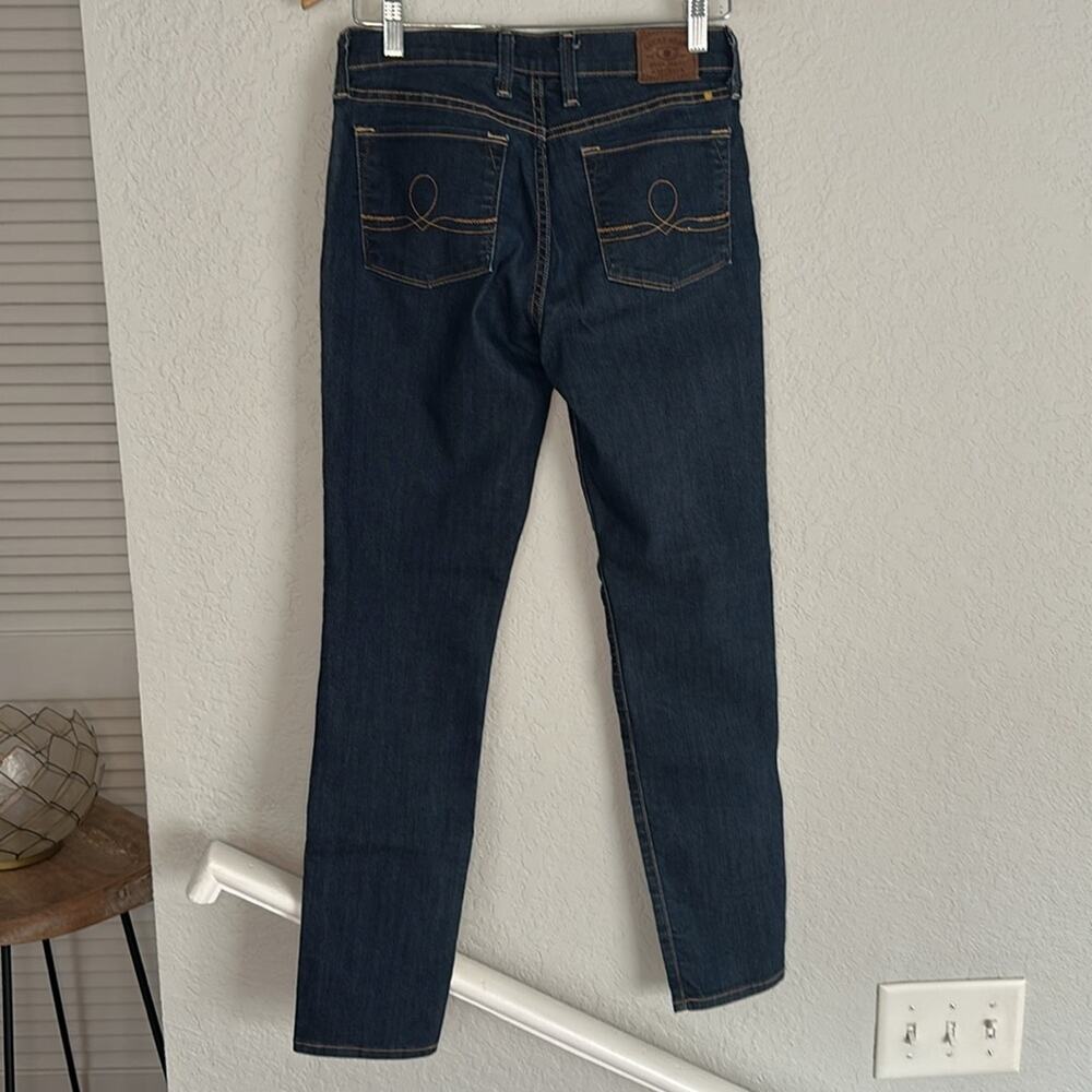 Lucky Brand Sofia Skinny Jeans Dark Wash Size 6/28 Ankle - Picture 4 of 9